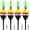 1.75in - 4pcs, variant on 4PCS Lighted Slip Bobbers Fishing Floats Glow in the Dark Spring Bobber for Crappie Walleyes Fishing