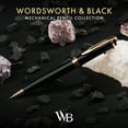 thumbnail image 3 of Wordsworth & Black Luxury Erudite Mechanical Pencil Set- Refillable Pencil, Gift Case; Journaling, Calligraphy, Drawing, Smooth Writing [Black Gold], 3 of 10
