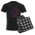 thumbnail image 6 of CafePress - I Have No Idea What I'm Doing Men's Dark Pajamas - Men's Dark Loose Fit Cotton Pajama Set, 6 of 7