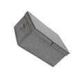thumbnail image 1 of stanreset Storage Box Large Capacity Washable Handle Store Containers Solid Color Household Boxes Shoe Underwear Closet Clothing 50x40x29cm Grey, 1 of 8