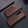 thumbnail image 1 of 1pc Phone Case With Premium Leather Cover Retro Design Full Protective Phone Case For Samsung Galaxy Z Fold 4 Fold4 5G, 1 of 5