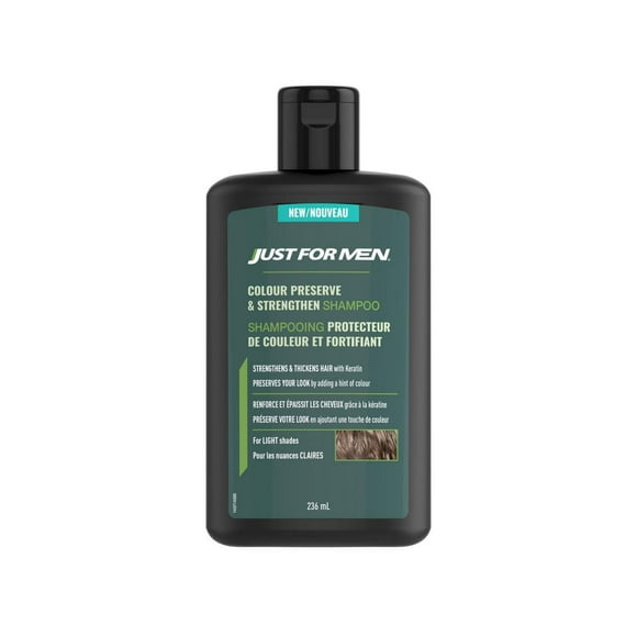 Just for Men Colour Preserve and Strengthen Shampoo for Light Shades, 236ml