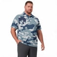 thumbnail image 6 of Sewkxo Men's Big and Tall Polo Shirts UPF 50+ Casual Work Quick Dry Short Sleeve Collared Golf Shirt（XL-8XL）,Light Blue XL, 6 of 7
