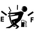 thumbnail image 1 of High Gas Consumption Decal Fuel Gage Empty Stickers Car Styling Stickers Black, 1 of 3