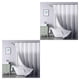 thumbnail image 1 of Matsuzay Cortina de ducha de PEVA higiénica y de secado rápido para un grosor adicional que no se adhiere a la piel textura fina artesanía Gris 180*180, gris 2Conjunto, 1 of 6