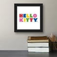 thumbnail image 3 of Gallery Pops Hello Kitty - Minimal Logo Wall Art, Black Framed Version, 12" x 12", 3 of 5