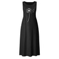 thumbnail image 4 of under $5 JINMGG 2026 Summer Dresses under $10.00 Fashion Women Dresses Summer Casual Round Neck Sleeveless Pocket Vacation Beach Long Dress, 4 of 4
