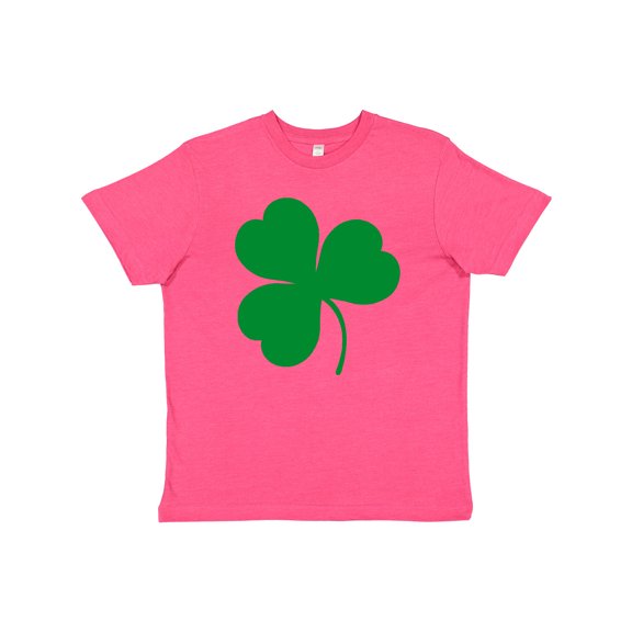 Inktastic Green Irish Shamrock Clover Youth T-Shirt