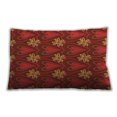 thumbnail image 1 of Ahgly Company Patterned Indoor Rectangular Mahogany Brown Lumbar Throw Pillow, 13 inch by 19 inch, 1 of 5