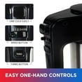 thumbnail image 3 of Total Chef 250 Watts 6-Speed Hand Mixer with Turbo Boost, Efficient Mixing for Baking & Cooking, 3 of 7