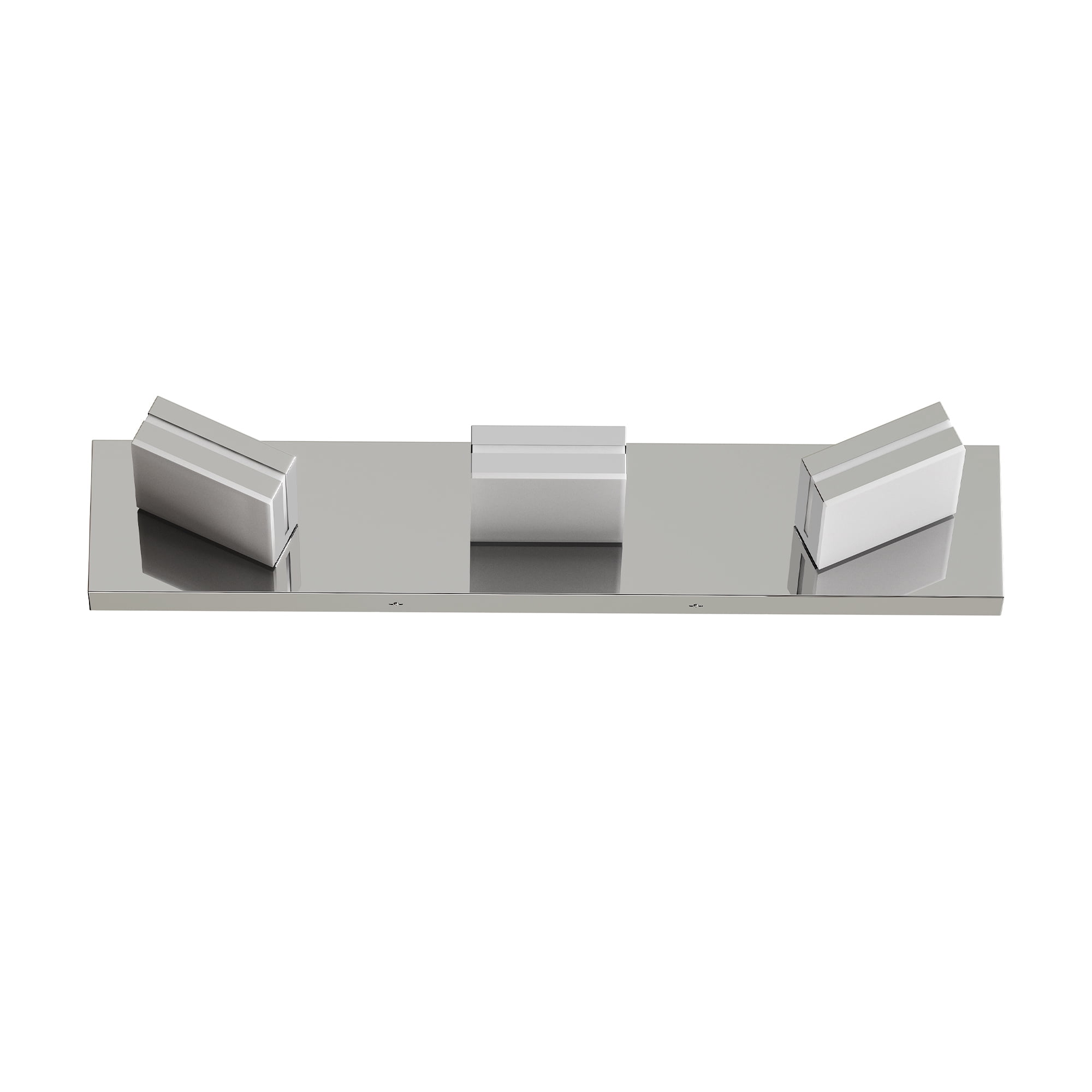 Leumius Modern 3-Light LED Vanity Light, Sleek Minimalist Design, Energy-Efficient, Easy to Install Wall Sconce for Mirror, Bathroom, Bedroom and Hallway Chrome
