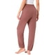 thumbnail image 3 of Pantalones de pijama para mujer INSPIRE CHIC, suaves y cómodos, pantalones de lounge, ropa de dormir con bolsillo, XL, rojos, 3 of 6