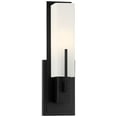 thumbnail image 2 of Possini Euro Design Midtown Modern Wall Light Sconce Black Hardwire 4 1/2" Fixture Opal White Glass Shade for Bedroom Bathroom Vanity Living Room, 2 of 7