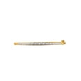 thumbnail image 2 of 10kt Yellow Gold Womens Round Diamond Bangle Bracelet 1/2 Cttw, 2 of 4