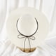 thumbnail image 4 of Sombrero de playa de borde grande para mujer, de 56 a 58 cm de circunferencia, para vacaciones en la playa, de verano, plegable, para viaje, 4 of 5
