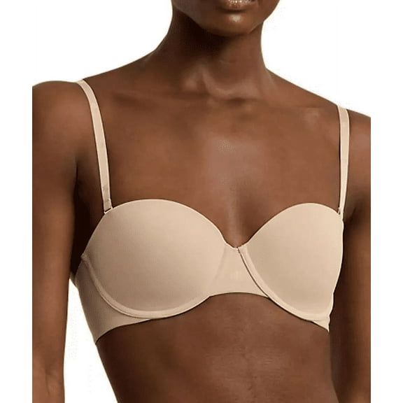 Lauren Ralph Lauren Women's Luxe Smoothing Convertible Strapless Bra 4L0056 - Light Truffle