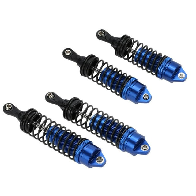 Amortiguadores traseros Baoblaze aleación de aluminio 4 piezas 1:10 RC Car azul