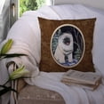 thumbnail image 3 of Carolines Treasures SS8404PW1414 Starry Night Keeshond Fabric Decorative Pillow, 14Hx14W, multicolor, 3 of 4