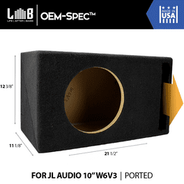 ft³ Sealed MDF Enclosure for Single JL Audio 13½