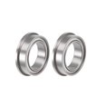 thumbnail image 1 of Rodamiento de bola con brida F6700ZZ, 10x15x4mm, rodamientos de cromo protegidos 2pcs, 1 of 3