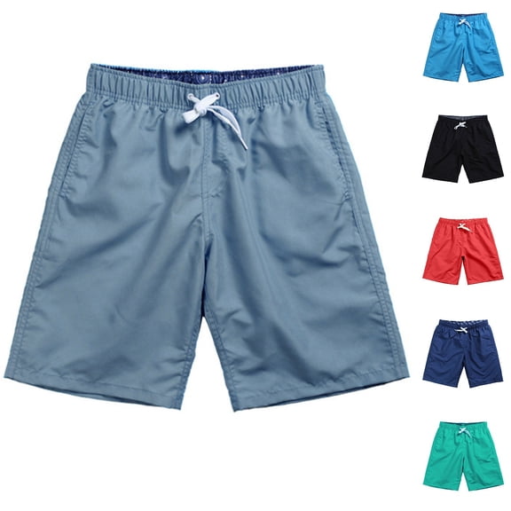 FRSASU Mens Solid Color Short Quick Dry Gym Running Shorts for Men Workout Athletic Shorts Red