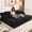 Black, variant on Luckhao 70.8" Oversized Corduroy Double Chaise Lounge with Pillows for Living Room & Bedroom
