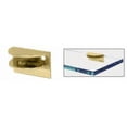 thumbnail image 2 of CRL EH126 Brass Rounded Interior Shower Shelf Clamp with Support Leg, 2 of 3
