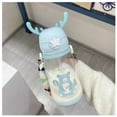 thumbnail image 1 of PENGXIANG Water Bottle Antlers Shape Cartoon Print with Straw and Backing Strap Water Jar, 1 of 5