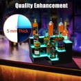 thumbnail image 4 of Kojooin LED Bar Shelf, Wall Mounted Acrylic Liquor Bottle Rack with App and Remote Control, Multicolour Lighting, 4 of 7
