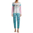 thumbnail image 2 of Mickey Mouse Women's and Women's Plus Disney License Long Sleeve Top, 2 of 6