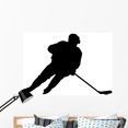 thumbnail image 1 of Hockey Wall Decal Sticker, Wallmonkeys Peel & Stick Vinyl Graphic (48 in W x 34 in H, 1 of 4