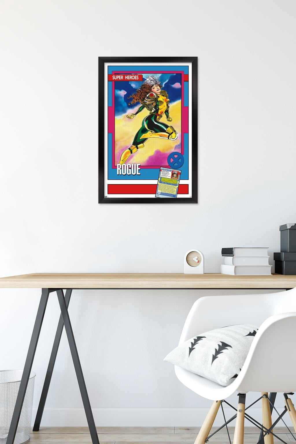 Marvel Trading Cards - Rogue Wall Poster, 14.725" x 22.375" Framed