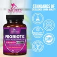 thumbnail image 5 of Probiotics for Digestive Gut Health - 50 Billion CFU Per Capsule, 10 Premium Strains & Prebiotics - Best Probiotics for Women & Men, Occasional Constipation, Gas, Immune Health Support - 60 Capsules, 5 of 10