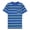Blue - 400, variant on American Eagle Mens Striped Pocket Basic T-Shirt, Blue, Small