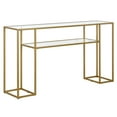 thumbnail image 5 of Evelyn&Zoe Marilyn 55" Wide Rectangular Console Table, Blackened Bronze, 5 of 8