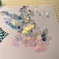 thumbnail image 2 of Lttoisl 100-Pack Rainbow Holographic Acrylic Squares, Double-Sided Iridescent Plexiglass Tiles, Mini 2x2cm 3x3cm Holo Acrylic Blocks for DIY Crafts Project Art Decoration, Sturdy Lightweight, 2 of 6