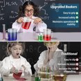 thumbnail image 4 of Juego mejorado de cilindros de plástico graduados y vasos de precipitados de plástico, 4 of 6