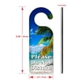 thumbnail image 3 of Do Not Disturb Door Knob Hanger Sign - Beach and Palm, 3 of 3