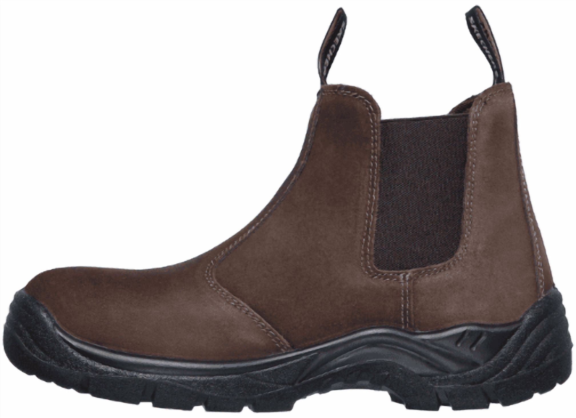 Skechers Work Men's Tapter Slip On Chelsea Boot w/ Steel Safety Toe