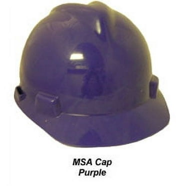 Msa V-Gard® Slotted Hard Hat Cap, Fas-Trac® Iii Suspension, Purple - 20 per CA - 495858