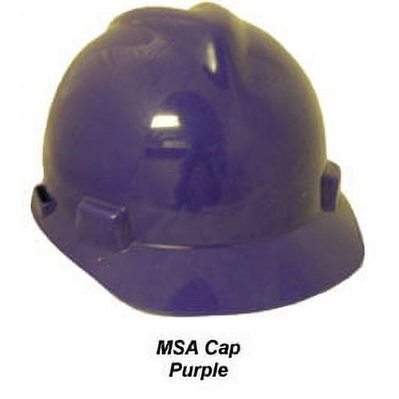 Msa V-Gard® Slotted Hard Hat Cap, Fas-Trac® Iii Suspension, Purple - 20 per CA - 495858