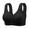 thumbnail image 5 of Everyday Bras for Women Low Support Sports Bra Bras Strapless Athletic Bra Women Bras plus Size Front Close Pack of Bras Sports Bras for Girls Women Sports Bra plus Size Running Girl One Black 40, 5 of 5