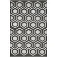 thumbnail image 2 of SAFAVIEH Kilim Searlait Geometric Hexagons Wool Area Rug, Charcoal, 4' x 6', 2 of 5