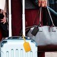 thumbnail image 3 of Shisuyan Étiquettes de Sac pour Bagages Design Couvercle Rabattable Jaune 8 Pcs, 3 of 9