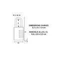 thumbnail image 3 of Master Lock Cadenas Combiné Finition Laiton, 3 of 5