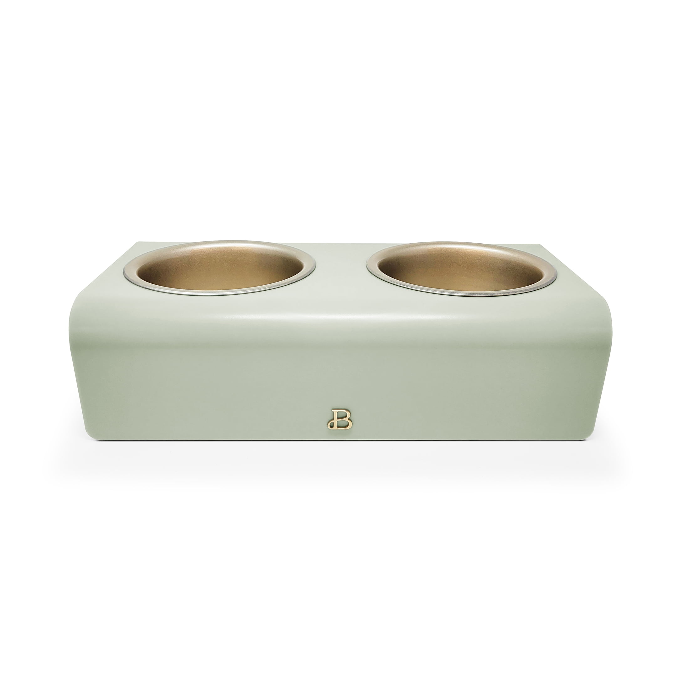 Beautiful Insulated Stainless Steel Pet Bowl, 6-Cup, Black by Drew Barrymore