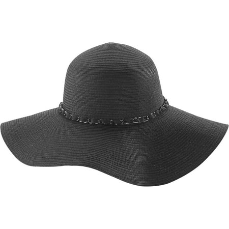 Women's Saffy Wide Brim Straw Floppy Hat