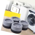 thumbnail image 1 of Wash Machine Feet Mat Shock Absorption Resin Fiber PVC Washing Machine Riser for Home Increase 3.5cm/1.4in, 1 of 5