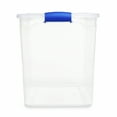 thumbnail image 3 of Homz 112 Quart Heavy Duty Clear Plastic Stackable Storage Containers, 2 Pack, 3 of 9