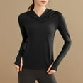 thumbnail image 4 of Workout Hoodie for Women 2025 Long Sleeve Slim Fit Lightweight Breathable Hooded Shirt Yoga Athletic Hoodie Pullover, 4 of 6